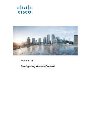 Page 223 
PART 3
Configuring Access Control 