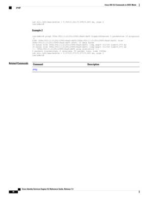 Page 88ratmin./aft/max/endive=0.065/0.221/0.599/0.220ms,pipe2ise/admin#
Example 2...