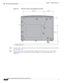 Page 218 
2-48
Cisco Integrated Services Router Hardware Installation Guide
 
Chapter 2      Installing the Router
  Installing the Cisco 860, 880, 890 ISR
Figure 2-42 Wall-mount Holes on the Underside of the Router
Step 2
Insert the screws, with anchors, into the wall. Leave 1/8 inch (0.32 cm) between the screw head and the 
wall. See Figure 2-43.
Step 3Hang the router on the screw without forcibly pushing towards the wall side. The screw head may 
damage the protection wall inside. Place the power adapter on a...