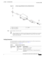 Page 239 
3-7
Cisco Integrated Services Router Hardware Installation Guide
 
Chapter 3      Connecting the Router
  Cisco 810 Series
Figure 3-6 DC Power Supply PWR2-20W-12VDC and PWR2-20W-24VDC
Step 2
Plug the adapter cord into the router.
NoteThe power adapters have 18 AWG wires for the input connection. Tinned bare wires are used for 
the input connection as there is no standard established for connector type. Screw terminal 
blocks are most often used.
Verifying Connections
To verify that all devices are...