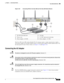 Page 267 
3-35
Cisco Integrated Services Router Hardware Installation Guide
 
Chapter 3      Connecting the Router
  Cisco 860, 880, 890 Series
Figure 3-30 Connecting PoE for the Cisco 880 and the Cisco 890 Series Routers
The Cisco 880 series ISRs with embedded WLAN antennas require a single external power supply: a 
30-W power supply for non-POE-enabled routers or a 60-W power supply for POE-enabled routers. For 
the back panels of some of these routers, see Figure 1-33 and Figure 1-35.
Connecting the AC...