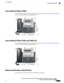 Page 19Cisco Unified IP Phone 7942G
Thefollowingfigureidentifiestheimportantpartsofthephone.SeeButtonsandHardwareIdentification,
onpage3forthedescriptionofthenumbereditems.
Cisco Unified IP Phone 7941G and 7941G-GE
Thefollowingfigureidentifiestheimportantpartsofthephone.SeeButtonsandHardwareIdentification,
onpage3forthedescriptionofthenumbereditems.
Buttons and Hardware Identification
Thefollowingtabledescribesthebuttonsandhardwareonthephones.
Cisco Unified IP Phone 7941G, 7941G-GE, 7942G, 7961G, 7961G-GE, and...