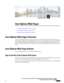 Page 99CHAPTER 8
User Options Web Pages
•UserOptionsWebPagesOverview,page83
•UserOptionsWebPageActions,page83
•FeatureandServiceSetuponWeb,page84
User Options Web Pages Overview
YourCiscoUnifiedIPPhoneisanetworkdevicethatcanshareinformationwithothernetworkdevicesin
yourcompany,includingyourpersonalcomputer.YoucanuseyourcomputertologintoyourCiscoUnified
CommunicationsManagerUserOptionswebpages,whereyoucancontrolfeatures,settings,andservices...