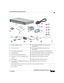 Page 3 
3
Catalyst 2960-S Switch Getting Started Guide
OL-19793-02
Catalyst 2960-S Switch Getting Started Guide
1Catalyst 2960-S switch1
1. Catalyst 2960S-48FPD-L switch shown for example. Your switch model might look different. 
9Four number-8 Phillips truss-head screws 
(48-0656-01)
2AC power cord10Four number-8 Phillips flat-head screws 
(48-0655-01)
3Four rubber mounting feet11Two number-4 pan-head screws (48-0482-01)
4Documentation12One black Phillips machine screw (48-0654-01)
5Two 19-inch mounting...