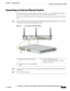 Page 53 
3-5
Cisco 860 Series, Cisco 880 Series, and Cisco 890 Series Integrated Services Routers Hardware Installation Guide
OL-16193-03
Chapter 3      Connecting the Router
  Connecting an External Ethernet Switch
Connecting an External Ethernet Switch 
If more than four PCs in an office must be connected to each other, you can add Ethernet connections to 
the router by connecting an external Ethernet switch to the router’s Ethernet switch. 
To connect an external Ethernet switch to an Ethernet switch port on...