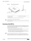 Page 61 
3-13
Cisco 860 Series, Cisco 880 Series, and Cisco 890 Series Integrated Services Routers Hardware Installation Guide
OL-16193-03
Chapter 3      Connecting the Router
  Connecting a Data BRI Port
Figure 3-12 Antenna connected to the 3G Card
Step 7Clean the flat surface to which you will affix the antenna.
Step 8Remove the protective tape from the adhesive on the bottom of the antenna cradle, then firmly press the 
cradle to the flat surface. 
Connecting a Data BRI Port
You can connect the Data BRI port...