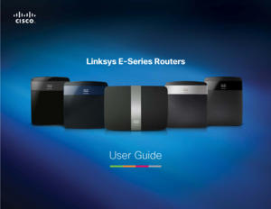 Page 1User Guide
Linksys E-Series Routers 