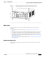 Page 1331-11
Catalyst 6500 Series Switches Installation Guide
OL-5781-08
Chapter 1      Installing the Switch
  Installing a Catalyst 6503 or Catalyst 6503-E Switch Chassis
Figure 1-3 Installing a Catalyst 6503 or Catalyst 6503-E Switch Chassis in a Rack
What is Next
After installing the chassis in its location, complete the installation process by following these 
procedures:
Connecting the chassis to system ground. See “Establishing the System Ground” section on 
page 1-52.
Installing and connecting the Power...