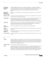 Page 637Glossary
GL-17
User Guide for Cisco Secure Access Control System 5.3
OL-24201-01
SOAP (Simple 
Object Access 
Protocol)A lightweight XML-based protocol for exchange of information in a decentralized, distributed 
environment. SOAP consists of three parts: an envelope that defines a framework for describing what 
is in a message and how to process it, a set of encoding rules for expressing instances of 
application-defined datatypes, and a convention for representing remote procedure calls and...