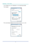 Page 61— 46 — 
DLP Projector — Owner’s Manual
4. In the properties window, select the networking tab, and select Internet protocol (TCp/Ip).
5. Click properties.
6. Click Use the following Ip address and fill in the IP address and Subnet mask, then click  OK.  