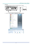 Page 51– 37 – 
LAN_RJ45 
1. Connect an RJ45 cable to RJ45 ports on the projector and the PC (Laptop). 
 
2. On the PC (Laptop), select Start → Control Panel →Network and Internet. 
 
   