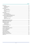 Page 14— xiii — 
Preface
Output Menu ........................................................................\
................................................... 32
Image Warping Menu..............................................................................\
............................................. 33
PIP/PBP Menu ..............................................................................\
....................................................... 34
Setup Menu...