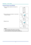 Page 24— 10 — 
DLP Projector — Owner’s Manual
Inserting the Remote Control batteries 
1. Remove the battery compartment cover as shown in the  
illustration.
2. Insert the batteries with correct polarity (+/-) as shown inside   
the battery compartment.
3. Replace the cover.
Caution: 
•	 Only use AAA batteries (Alkaline batteries are recommended). 
•	 Dispose of used batteries according to local ordinance regulations.
•	 Remove the batteries when not using the projector for prolonged periods.\
  