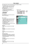 Page 3636
Image Mode
Color adjust menu is used to set the image mode and adjust the image. 
Menu operationDirect operation
Press IMAGE button on the remote control to 
select the image mode.
Image mode (Computer)IMAGE
button
Remote control
VGA
VIDEO HDMI
MENU
INPUT
FREEZE
MUTE
BLANK
LAMP PATTERN
KEYST ONE
TIMER
INFO.
SCREEN IMAGE
AUT
O
+ +
- -D.ZOOM VOLUME
Color adjust
Image mode
Contrast
Brightness
Color temp.
Red
Green
Blue
Sharpness Standard
32
32
Mid 32
32
32 8
Color adjust
1 Press MENU button on the remote...