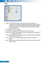 Page 3736English ...
LAN
LANDHCP
IP Address
Subnet Mask
Gateway
DNS
Store
Reset
SelectEnterExit
Off
0.0.0.0
0.0.0.0
0.0.0.0
0.0.0.0
DHCP:  If a DHCP server exists in the network to which the projector is  `
connected, the IP address will automatically be acquired when you select 
DHCP On. If DHCP is Off, manually set the IP Address, Subnet Mask, 
and Gateway. Use ▲ or ▼ to select the number of IP address, Subnet 
Mask, and Gateway. 
IP Address: Select an IP address. `
Subnet Mask: Configure the Subnet Mask of...