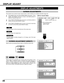 Page 2828
DISPLAY ADJUST
DISPLAY ADJUSTMENTS
This projector has a picture screen resize function, which enables you to display desirable image size.
Press MENU button and ON-SCREEN MENU will appear.  Press
POINT LEFT/RIGHT button(s) to move a red frame pointer to
DISPLAY ADJUST Menu icon.1
Press POINT UP/DOWN button and move a red frame pointer to
Screen and then press SELECT button.2
Anamorphic
Provides image to fit the horizontal size of the screen size.
Full
Normal
Provides image in its original size....