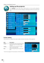 Page 4040
Chapter 4 Controlling the Projector
Setting up the projector
Click Setting   on  the  main  menu.  This  function  is  to  set  up  the  projector. 
Select the sub menu [Screen setting] or [Setting] and then set up each set -
ting.
Item   Description
Screen  .....................  
Switches the screen mode. (Normal, Full, 
Wide(16:9), Zoom, True, Natural wide, 
Custom)
Ceiling  .....................   Sets the image top/bottom and left/
right reversed. (ON, OFF)
Rear  ..............................