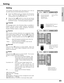 Page 4141
Display Blue back
Press the Point7 8buttons to switch On/Off.  When this
function is “On,” a blue image is displayed while the input
signal is not detected. 
Keystone
Press the MENU button to display the On-Screen
Menu.  Press the Point
7 8buttons to move the red
framed pointer to the Setting Menu icon.1
2
Language
The language used in the On-Screen Menu is available in
English, German, French, Italian, Spanish, Portuguese,
Dutch, Swedish, Finnish, Polish, Hungarian, Romanian,
Russian, Chinese,...