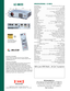 Page 2Specifications subject to change without notice. 
©2005 EIKI International, Inc.  Printed in the USA.  10/15/05
PROJECTORS
Screen Brightness ..............................2,000 ANSI Lumens/1600 in Eco mode
I
llumination Uniformity .
.........................................................8
5%
Size of Color Palette ....................................................16.7 Million
C
ontrast Ratio .
....................(
Auto Lamp and Dynamic Image) 400:1 (Full ON/OFF)
Projection Lamp...