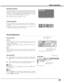 Page 2121
Basic Operation
Message disappears after 4 seconds.
Press P-Timer button on the remote control.  The timer display “00 :
00” appears on the screen and the timer starts to count time (00 : 00
~ 59 : 59).  
To stop P-Timer display, press the P-TIMER button.  And then, press
P-TIMER button again to cancel P-Timer function.
1
2
Press MENU button to display the On-Screen Menu. Press Point
78buttons to move the red frame pointer to SOUND Menu
icon.  Volume
Press VOLUME (+/–) button on the remote control or...