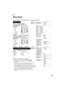 Page 4037
The following shows the items that can be set in the projector.
Menu Items
“Screen adjustment (SCR-ADJ)” menu
INPUT 1 (RGB)/INPUT2 (RGB)
“Picture” menu
Picture
Picture Mode
Contrast 0 0
0
0K
7500SCR - ADJ PRJ - ADJ Help
BrightRedBlue
1CLR TempBright Boost
Lamp Setting Standard
Bright
Reset
SEL./ADJ. ENTER END
Picture
Resize 0
SCR - ADJ
PRJ - ADJ Help
Keystone
OSD Display
Background
PRJ Mode
Language Front
English Logo On Stretch
SEL./ADJ. ENTER END
Main menu Sub menuPicture
Page  41
+30
-30Contrast...