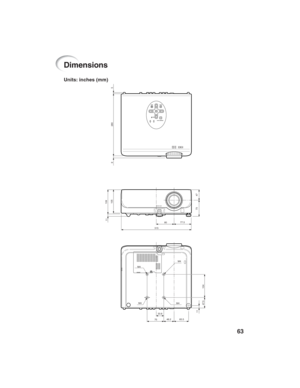 Page 6763
Dimensions
Units: inches (mm)
M4
M4
M4
M4
31577.5
65.5 46.2 80
47 73
7533.8
109105
47.5 104 11280 95 11 