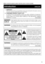 Page 51
Before using the projector, please read this owner’s manual carefully.
1. WARRANTYThis is to assure that you immediately receive the full benefit of the parts, service
and labor warranty applicable to your purchase.
2. CONSUMER PRODUCT SAFETY ACTTo ensure that you will promptly receive any safety notification of inspection,
modification, or recall that EIKI may be required to give under the 1972 Consumer
Product Safety Act, PLEASE READ CAREFULLY THE IMPORTANT “LIMITED
WARRANTY” CLAUSE.
WARNING:High...