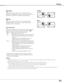 Page 5151
Setting
Ceiling 
Rear 
Ceiling
When this function is set to “On,” the picture will be
top/bottom and left/right reversed. This function is used to
project the image from a ceiling-mounted projector.Rear
When this function is set to “On,” the picture will be
left/right reversed. This function is used to project the
image from rear of the screen.
Input search
This function detects the input signal automatically. When a
signal is found, the search will stop. Use the Point 
7 8
buttons to select one of...