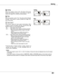 Page 5151
Setting
Ceiling 
Rear 
Ceiling
When  this  function  is  set  to  “On,”  the  picture  will  be  top/
bottom  and  left/right  reversed.  This  function  is  used  to 
project the image from a ceiling-mounted projector.Rear
When this function is set to “On,” the picture will be left/right 
reversed.  This  function  is  used  to  project  the  image  from 
rear of the screen.
Input search
This  function  detects  the  input  signal  automatically.  When 
a  signal  is  found,  the  search  will  stop....