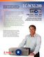 Page 1Get the rich color imaging of 3panel LCD
technology in a compact, lightweight, bright
widescreen interchangeable lens projector.
Key Features
5,500 ANSI lumens bright with 90% uniformity and an 800:1 contrast ratio.
Native WXGA resolution. Compatible with inputs upto UXGA and WUXGA.
Supports analog and digital video input in all color standards upto 1080p.
3panel LCD imaging delivers a rich, colorsaturated picture. 
10bit color processing, for superior color reproduction. 
Power zoom and focus lens....