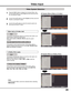 Page 4545
If the projector cannot reproduce proper video image, select a 
specific broadcast signal format from among PAL, SECAM, NTSC, 
NTSC 4 .43, PAL-M, and PAL-N.
The projector automatically detects an incoming video signal, and 
adjusts itself to optimize its performance.
When the Video System is 1035i, 1080i or 1080p, select the 
system manually.
If the projector cannot reproduce proper video image, select a 
specific component video signal format from among 480i, 575i, 
480p, 575p, 720p, 1035i, 1080i,...