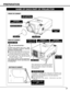 Page 77
PREPARATION
NAME OF EACH PART OF PROJECTOR
BOTTOM OF CABINET
BACK OF CABINET
HOT AIR EXHAUSTED !
Air blown from exhaust vent is hot.  When
using or installing a projector, following
precautions should be taken.
Do not put a flammable object near this vent.  
Keep rear grills at least 3’(1 m) away from
any object, especially heat-sensitive object.
Do not touch this area, especially screws
and metallic parts.  This area will become
hot while a projector is used.
This projector detects internal...