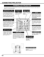 Page 1212
CONNECTING PROJECTOR
S–VIDEO
R – AUDIO 4 – L
VIDEO/Y – Cb/Pb – Cr/Pr
RESET
CONTROL PORT 
USB
AUDIO 1
AUDIO 2INPUT 1
INPUT 2 / OUT
INPUT 3
INPUT 4R/C JACK
(
MONO)
R – AUDIO 3 – L
VIDEO/Y – Cb/Pb – Cr/Pr
(
MONO)
TERMINALS OF PROJECTOR
When controlling computer
with Remote Control Unit of
this projector, connect mouse
port of your personal computer
to this connector.  (Refer to
P13.)
Connect S-VIDEO output
from video equipment to this
jack.  (Refer to P14.)  
Connect an audio output
from video equipment...