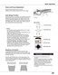 Page 25
5

Basic	Operation
Rotate	the	Zoom	Ring	to	zoom	in	and	out.		
Rotate	the	Focus	Ring	to	adjust	the	focus	of	the	image.		
Zoom	and	Focus	Adjustment
If	a	projected	picture	still	has	keystone	distortion	after	
pressing	the	AUTO	SETUP 	button	on	the	top	control	or	the	
AUTO	SET	button	on	the	remote	control,	correct	the	image	
manually	as	follows:
Press	the	KEYSTONE	button	on	the	remote	control.	 The	
Keystone	dialog	box	appears.	Use	the	Point	ed	buttons	to	
correct	keystone	distortion.	The	keystone...