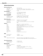 Page 7272
Technical Specifications
Mechanical Information 
 Projector Type      Multi-media Projector 
  Dimensions (W x H x D)    13.7” x 6.46” x.17.48” (348.1 mm x 164 mm x 444 mm) 
  Net Weight      17.86 lbs (8.1 kg) (for LC-SXG400L),  19.62 lbs (8.9 kg) (for LC-SXG400) 
  Feet Adjustment      0˚ to 5.0˚                 
Panel Resolution 
 LCD Panel System      1.0” TFT Active Matrix type, 3 panels  
  Panel Resolution      1,400 x 1,050 dots 
  Number of Pixels      4,410,000 (1,400 x 1,050 x 3 panels)...