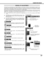 Page 2727
COMPUTER INPUT
MANUAL PC ADJUSTMENT
This projector can automatically tune to display signals from most personal computers currently distributed.  However, some
computers employ special signal formats which are different from standard ones and may not be tuned by Multi-Scan system
of this projector.  If this happens, projector cannot reproduce a proper image and image may be recognized as a flickering
picture, a non-synchronized picture, a non-centered picture or a skewed picture.
This projector has a...