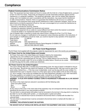 Page 7
7

Safety InstructionsCompliance
Federal Communications Commission Notice
Note:	This	equipment	has	been	tested	and	found	to	comply	with	the	limits	for	a	Class	B	digital	device,	pursuant	
to	Part	15	of	the	FCC	Rules.	 These	limits	are	designed	to	provide	reasonable	protection	against	harmful	
interference	in	a	residential	installation.	 This	equipment	generates,	uses,	and	can	radiate	radio	frequency	
energy,	and	if	not	installed	and	used	in	accordance	with	the	instructions,	may	cause	harmful	interference...