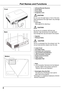 Page 88
Part Names and Functions
Back
⑦⑩⑨
⑥
⑪
⑬
⑫⑧
① Infrared	Remote	Receiver② Zoom	Ring③ Focus	Ring④ Projection Lens
CAUTION
Do  not  cover  the  light  beam  in  front  of  the  lens. High  temperature  from  light  beam  may  damage the lens.
⑤ Lens Cap  (See page 62 for attaching.)
⑥ Speaker
⑦ Exhaust	Vents
  CAUTION
Hot  air  is  exhausted  from  the  exhaust  vent.  Do not put heat-sensitive objects near this side.
⑧ Lamp Cover⑨ Air	Intake	Vents⑩ Terminals	and	Connectors⑪ Top	Controls	and	Indicators⑫...