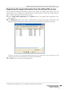 Page 29
PJ NETWORK MANAGEROWNER'S MANUAL

Registering the target information from the defined file at once
The  PJ  Network  Manager  provides  a  function  to  import  the  target  information  from  the 
defined file at once. Prepare the defined file (CSV data format) in which the target informa-
tion is written along the format shown below.
1  Select Target  batch registration  from System  menu. The  target  batch  registration  win-
dow appears.
2  Click Reference  button  and  select  a...