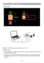 Page 4745
EZ Suite(EZ Display Function)
2.3 EZ LAN
►Note : EZ LAN Display supports Windows OS, Mac OS
Projector Setup :
1.   Connects projector‘s LAN port to Switch, Hub, or Local RJ45 outlet LA\
N port with the 
standard RJ45 Ethernet cable. 
2.   Select the EZ LAN item at EZ Display interface on the screen. It will sh\
ow the Ready 
for display message on the screen. And you can find the 4-character pass code on the 
screen too. 