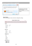 Page 8179
Network Control Software Application
 
ADMINISTRATOR MODE
User name: admin
Password:  (Default password  setting is 
disabled.)
 
Home (Status):Show current projector status and network configuration settings. 