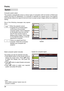 Page 3434
System
Computer system select
The projector automatically tunes to various types of computers with its function of Multi-scan 
system and Auto PC Adjustment. If a computer is selected as a signal source, the projector 
automatically detects the signal format and tunes to project proper images without any additional 
setting.
PC adjustDisplay
Color adjust
Setting
Expand
Info.
Move Next Exit
Screen Size                  Normal
Keystone                     Stored
Project Mode                 Front
Menu...