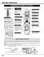 Page 1414
BEFORE OPERATION
FOCUS BUTTON
Used to adjust focus. (P20)
AUTO PC ADJ. BUTTON
Use to operate AUTO PC
Adjustment function. (P25)
KEYSTONE BUTTON
Used to correct keystone
distortion. (P20, 36)
IMAGE BUTTON
Used to select image
level. (P28, 33)
  LOCK
FREEZE
SELECT D.ZOOM
MUTE
VOLUME-
MENU
NO SHOW
IMAGE
VOLUME+
KEYSTONE
LASER
P-TIMER
ZOOM
COMPUTER 1COMPUTER 1
COMPUTER 2COMPUTER 2
VIDEO
FOCUS
LENS
AUTO PCON-OFF
OPERATION OF REMOTE CONTROL
ONALL OFF
ALL-OFF SWITCH
Left Side
When using Remote Control Unit,...