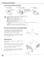 Page 1818
Projection angle can be adjusted up to 5.0 degrees with the
adjustable feet. 
Rotate the adjustable feet and tilt the projector to the proper
height; to raise the projector, rotate the both feet clockwise.
To lower the projector or to retract the adjustable feet,
rotate the both feet counterclockwise.
To correct keystone distortion, press the KEYSTONE button
on the remote control or select Keystone from the menu
(see pages 15, 32, 50).
Adjustable Feet
Adjustable Feet
Part Names and Functions
To insure...