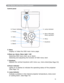 Page 16Part Names and Function:(continued)
Control panel
 
8. Power indicator  
1. Power 
9. Lamp indicator 
POWER LAMP 
6. Menu-left/right, 
Menu-up/down 
4. Auto A 5. Menu 
KEYSTONE 2. Input 7. Keystone INPUT BLANK 
3. Blank 
5. Menu 
Display or hides the OSD main menu page.
6.Menu-up /down, Menu-right / left 
Selecting OSD menu item up or down. 
Selecting and adjusting the function of OSD menu item
 
7. Keystone 
Adjusts the vertical keystone with menu-up, menu-down
(See Page 53) 
8.Power indicator 
Lights...