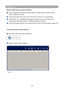 Page 41Before Use
38
Before Use
Before Using Network Control Software
		Copy and paste the "Network Control Software" folder in the CD-ROM of th\
e 
Owner's Manual to the PC.
		
Create and put the short-cut icon for "Network Control.exe" on the deskt\
op.
		Confirm	that	
AC	is	supplied	to	the	projector	and	the	projector	and	the	PC	are	
connected to each other with LAN cable (through the network).
      The LAN module ON/OFF item in SECURITY menu of OSD should be setting ON.
Activate...