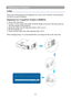 Page 5653
Maintenance of Projector
Lamp
Please turn off the projector and unplug the AC power cord. And then, let the projector 
cool down at least 60 minutes.
Replacing New Lamp(Part Number:23040034)
1. Remove the lamp door.
2.  Loosen 2 screws of the lamp holder. Hold the handle on the top of the lamp, pull out 
the lamp straight off the projector.
3.	Insert	new	lamp,	lock	the	lamp	door	firmly	with	2	screws.
4. Put the lamp door on.
5. Please reset the lamp timer after replacing lamp. (P.32)
When	changing...