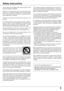 Page 55
Safety Instructions
All  the  safety  and  operating  instructions  should  be  read 
before the product is operated.
Read  all  of  the  instructions  given  here  and  retain  them 
for  later  use.    Unplug  this  projector  from AC  power  supply 
before  cleaning.  Do  not  use  liquid  or  aerosol  cleaners.  
Use a damp cloth for cleaning.
F o l l o w  a l l  w a r n i n g s  a n d  i n s t r u c t i o n s  m a r k e d  o n  t h e 
projector.
For  added  protection  to  the  projector  during...