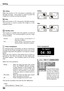 Page 5050
Setting
Ceiling
When  this  function  is  "On",  the  picture  is  top/bottom  and 
left/right  reversed.    This  function  is  used  to  project  the 
image from a ceiling mounting the projector.Rear
When this function is "On", the picture is left/right reversed.  
T h i s  f u n c t i o n  i s  u s e d  t o  p r o j e c t  t h e  i m a g e  t o  a  r e a r 
projection screen.
Ceiling 
Rear 
Standby mode
This  function  is  available  when  the  projector  is  turned  off 
and  in...