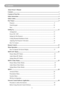 Page 3Contents
1
Contents
About Owner’s Manual
Contents ........................................................................\
..................................................................... 1
Contents of Your Box  ........................................................................\
................................................ 3
Safety Instructions  ........................................................................\
.................................................... 4
Safety...